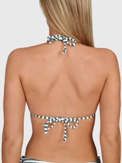 Novalee-Stripe Dames Bikini Top | Snow