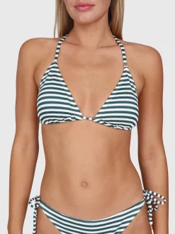 Novalee-Stripe Dames Bikini Top | Snow