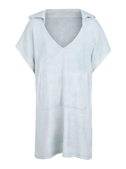 Paige Dames Poncho | Aqua Grey