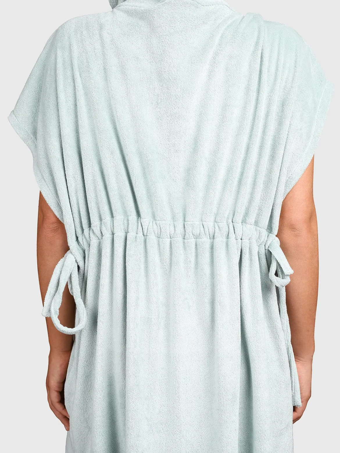 Paige Dames Poncho | Aqua Grey