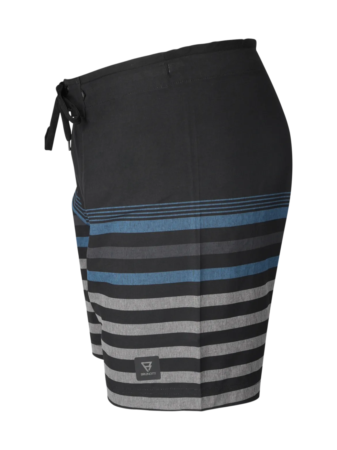 Paitor-Stripe Heren Boardshort | Zwart