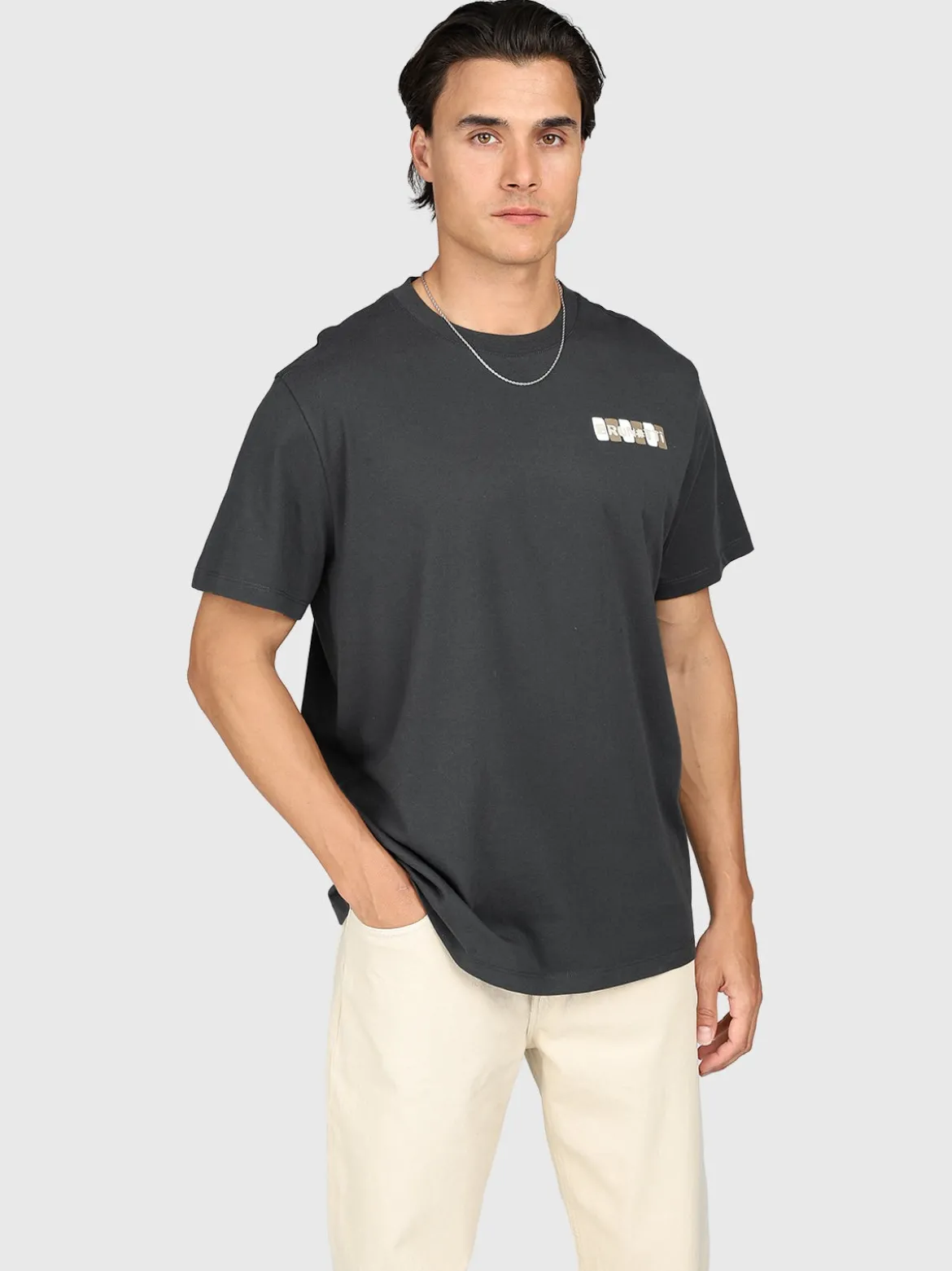 Pietros Heren T-shirt | Pirate Black