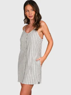 Pixey-Stripe Dames Jurk | Snow