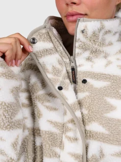 Powchou-Print Dames Fleece | Polar Fungi