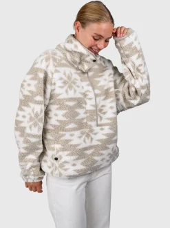 Powchou-Print Dames Fleece | Polar Fungi