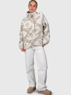Powchou-Print Dames Fleece | Polar Fungi
