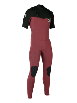 Radiance Shortarm 3/2mm Heren Wetsuit | Rood