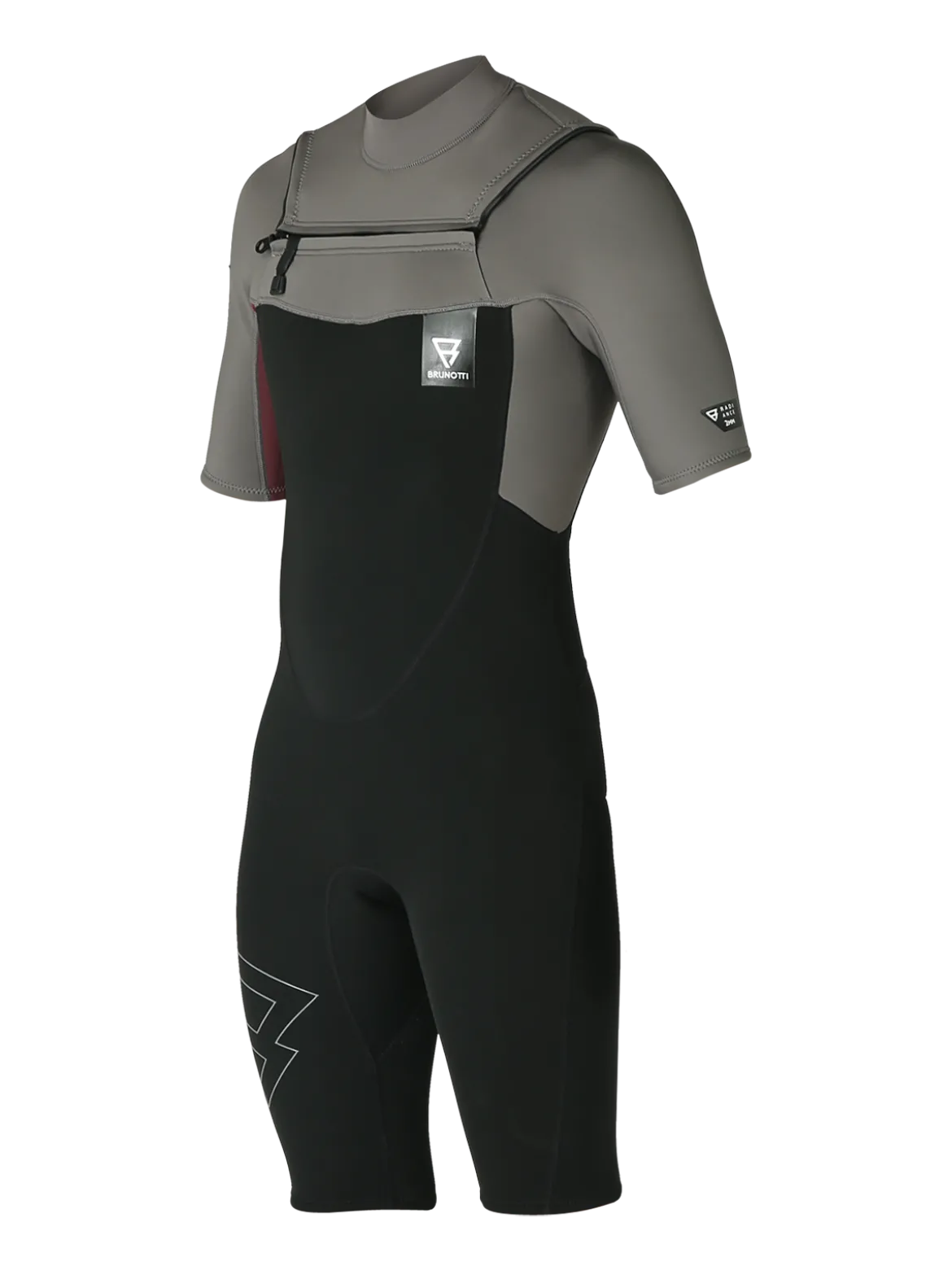 Radiance Shorty 2/2mm Heren Wetsuit | Grijs