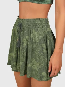 Raine-Leaf Dames Skort | Juniper