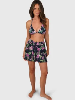 Raine-Tropicana Dames Skort | Indigo Blue