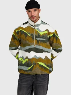 Reggio Men Urban Fleece | Dusky Green