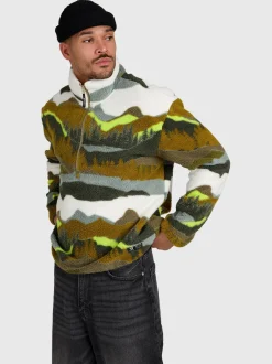 Reggio Men Urban Fleece | Dusky Green