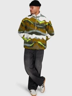 Reggio Men Urban Fleece | Dusky Green