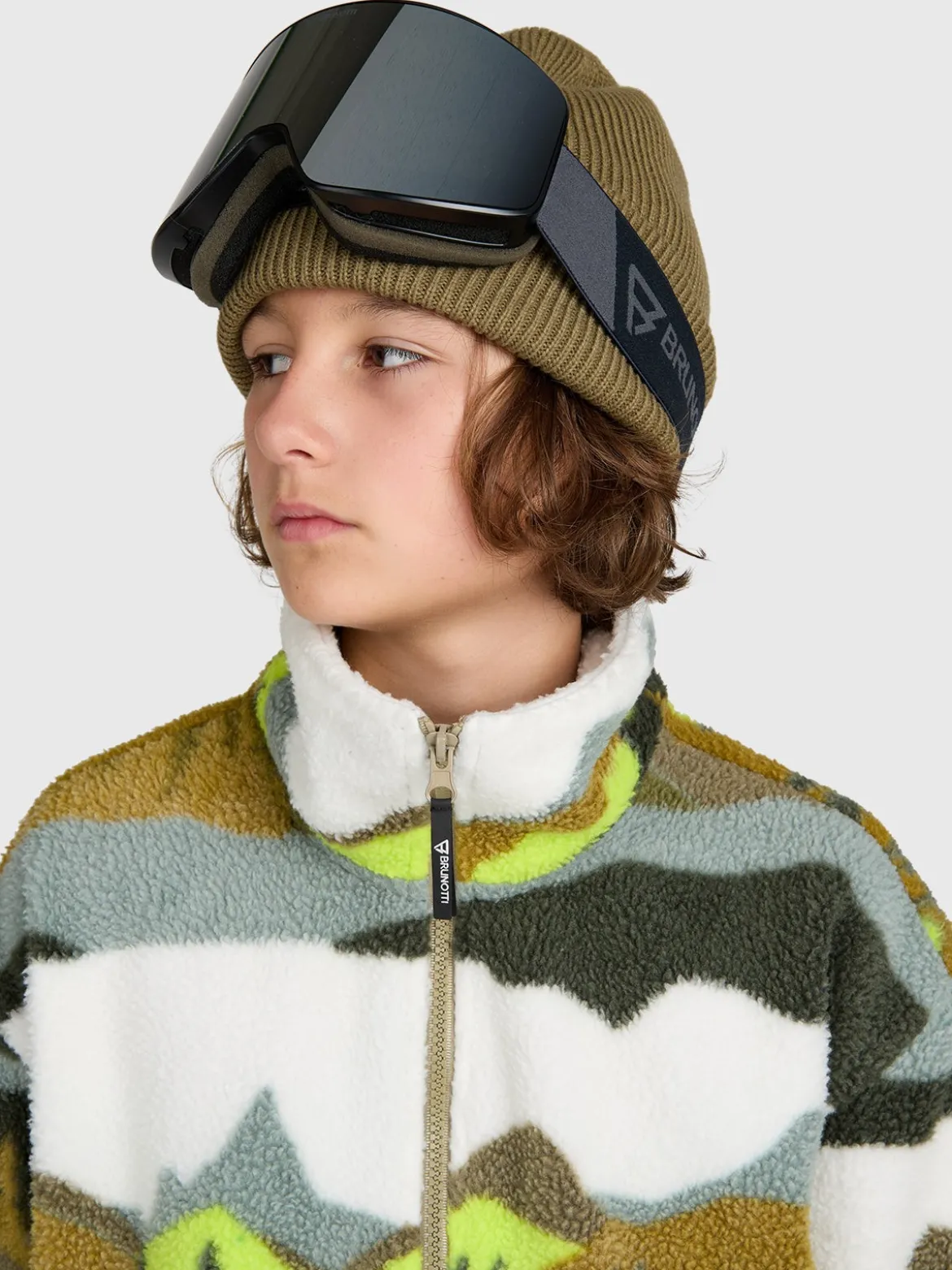Reggios Boys Urban Fleece | Dusky Green