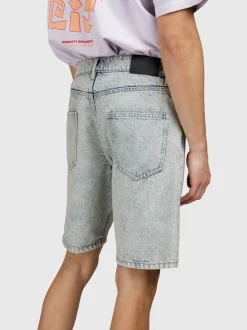 Relaxtime Heren Denim Shorts | Beige Blue Denim