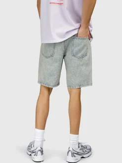 Relaxtime Heren Denim Shorts | Beige Blue Denim