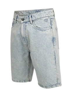 Relaxtime Heren Denim Shorts | Beige Blue Denim