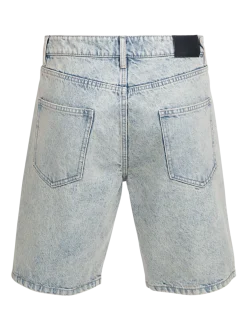 Relaxtime Heren Denim Shorts | Beige Blue Denim