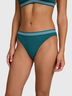 Relay-Rib Dames Bikini Bottom | Mediterranea