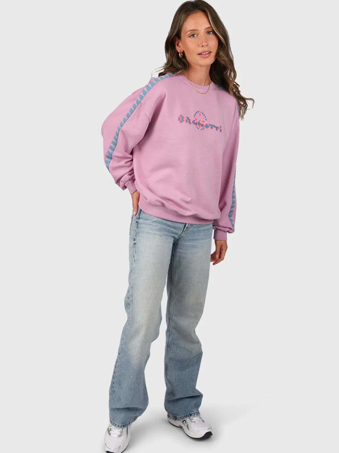 ReWind Dames Sweater | Mauve Mist
