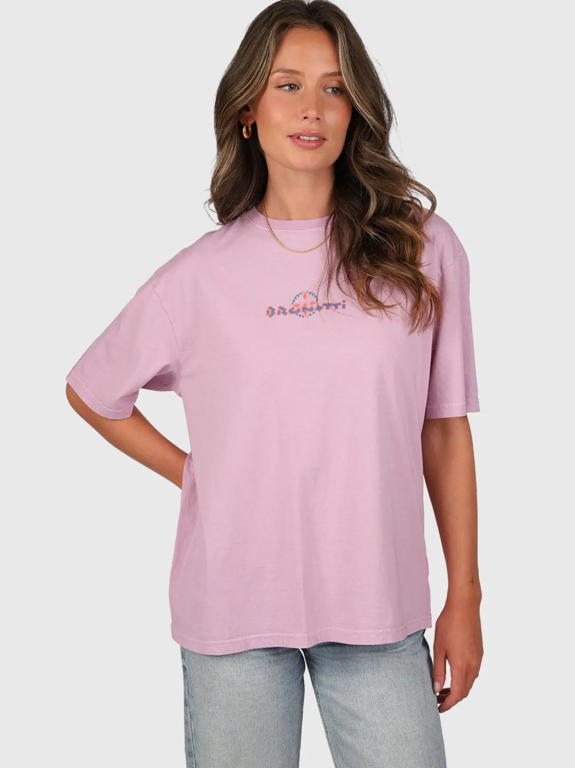ReWind Dames T-Shirt | Mauve Mist