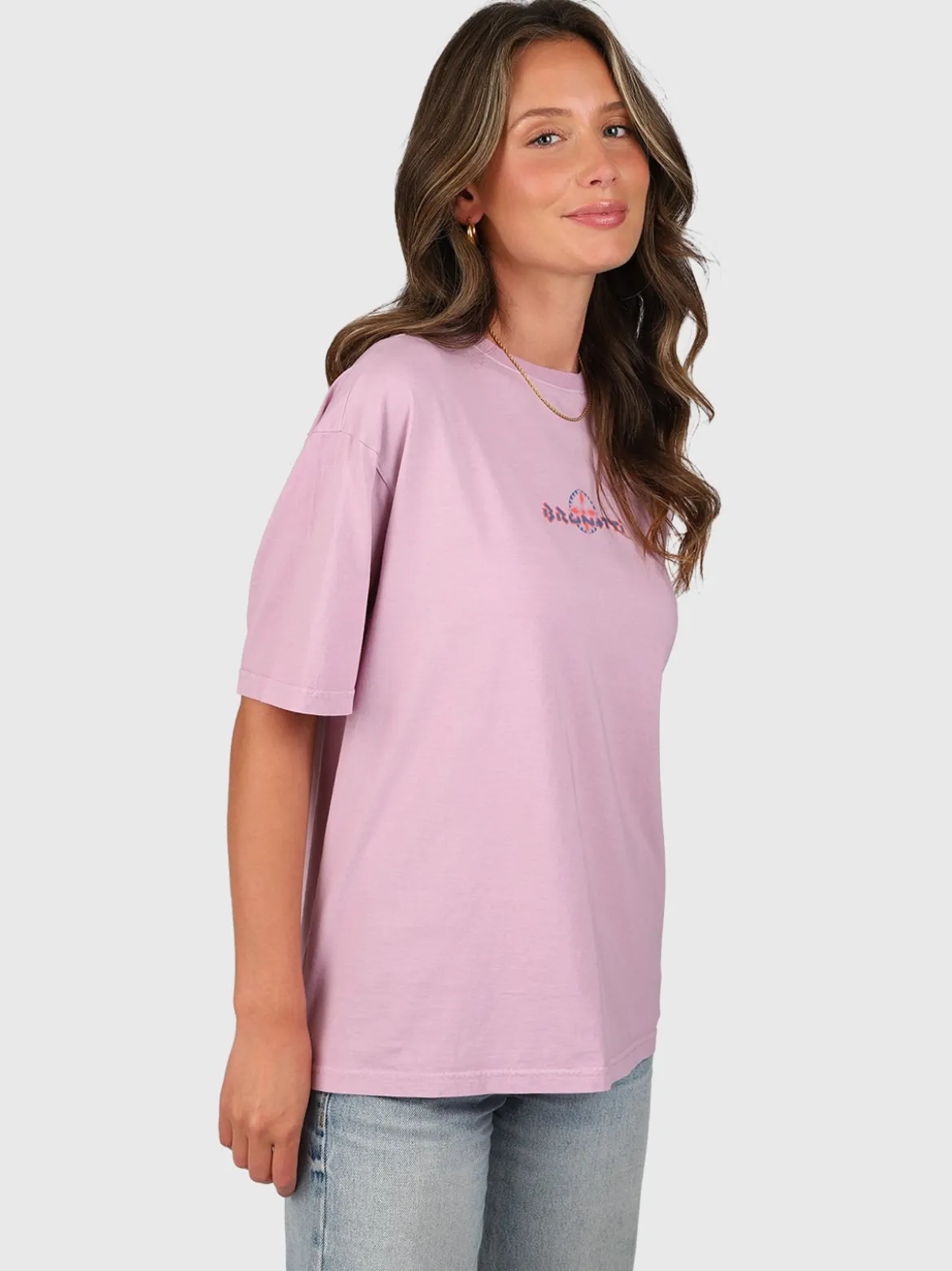 ReWind Dames T-Shirt | Mauve Mist