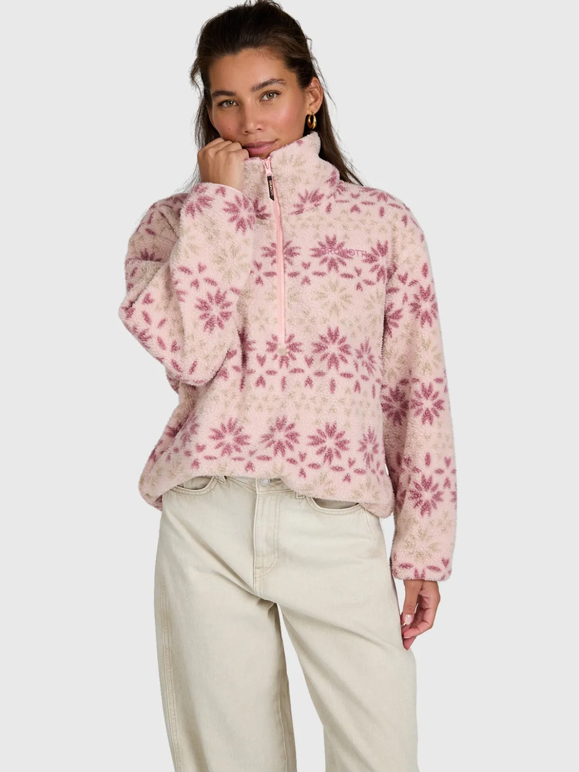Rezan Women Urban Fleece | Sepia Rose