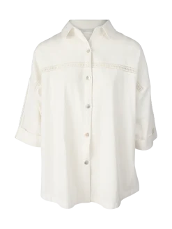 Riley Damen Blouse | Cream