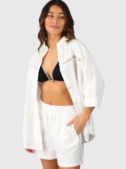 Riley Damen Blouse | Cream
