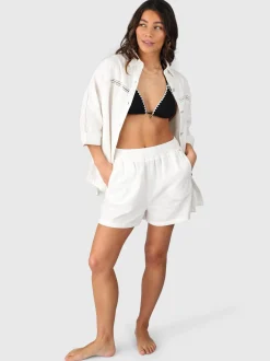 Riley Damen Blouse | Cream