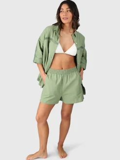 Riley Dames Blouse | Eucalyptus