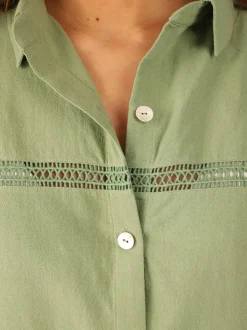 Riley Dames Blouse | Eucalyptus