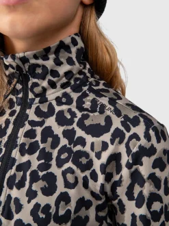 Rodiany-Print Girls Snow Fleece | Black