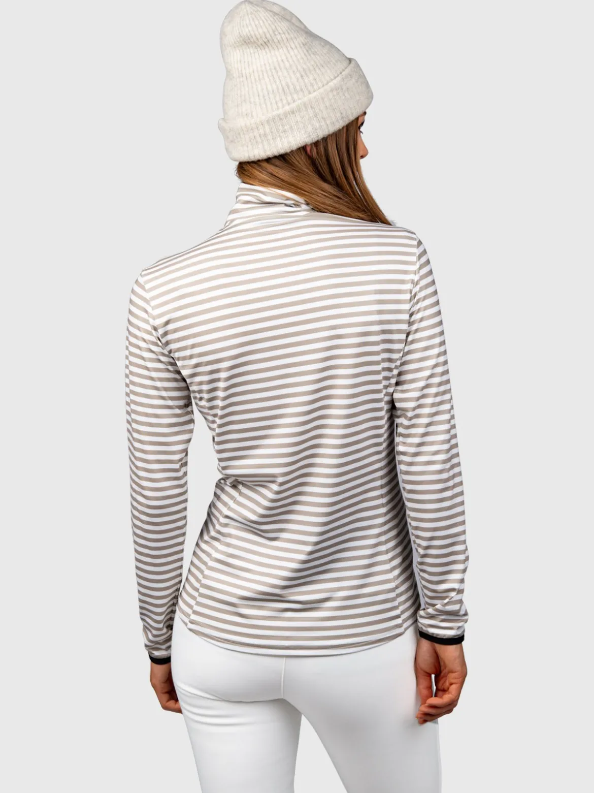 Rodika-Print Dames Fleece | Awning Stripe Fungi