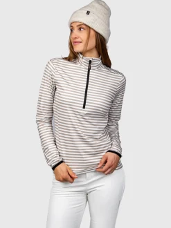Rodika-Print Dames Fleece | Awning Stripe Fungi