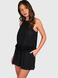 Royksia Dames Shorts | Zwart