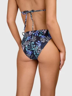 Salanina-Print Dames Bikini Broekje | Zwart