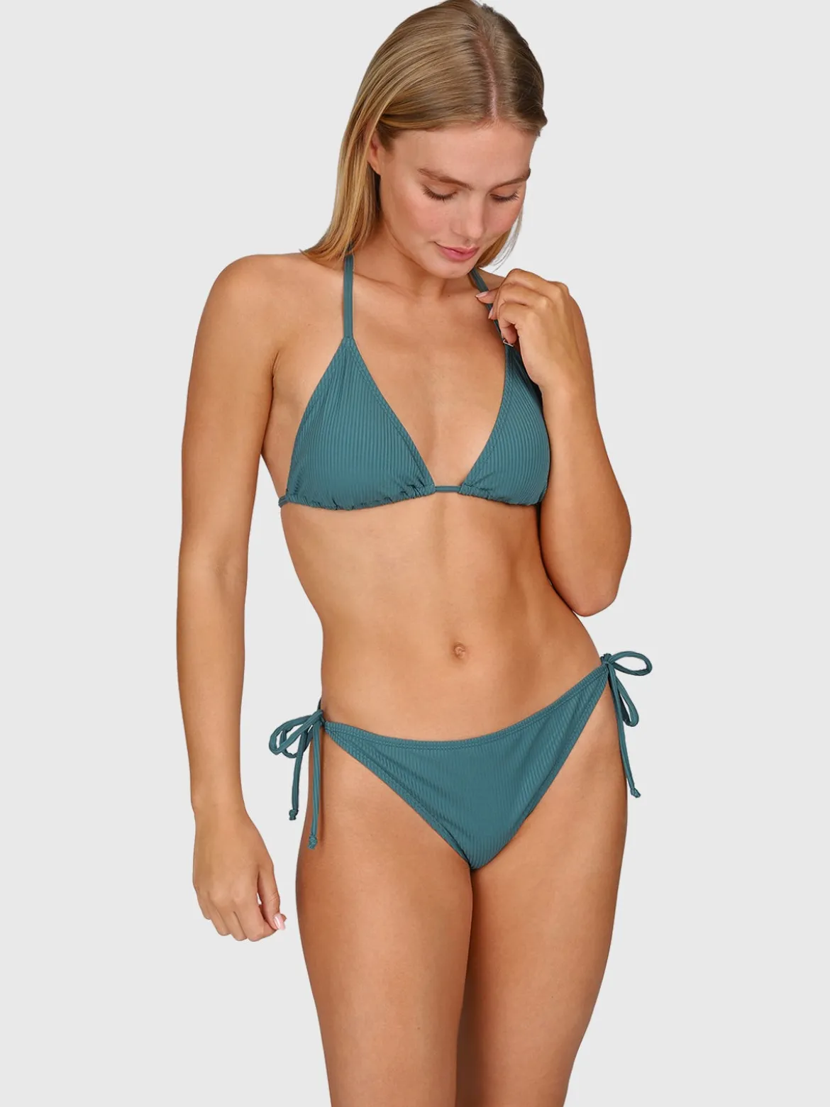 Salanina-Rib Dames Bikini Bottom | Mediterranea