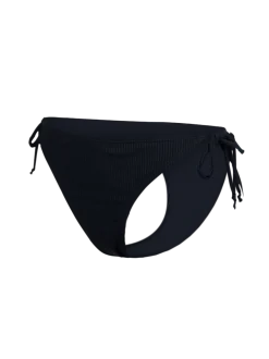 Salanina-Rib Dames Bikini Broekje | Zwart