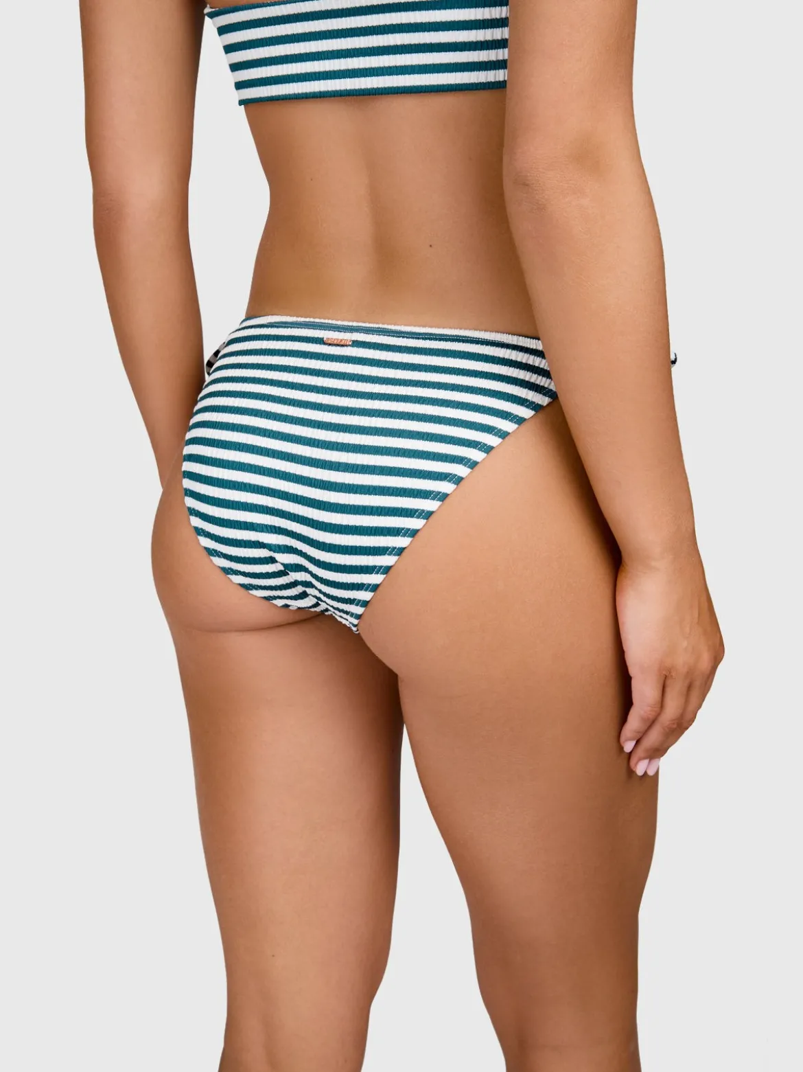 Salanina-Stripe Dames Bikini Bottom | Snow