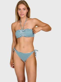 Salanina-Stripe Dames Bikini Bottom | Snow