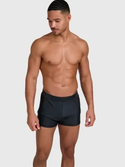 Samier-Print Heren Zwem Trunks | Zwart