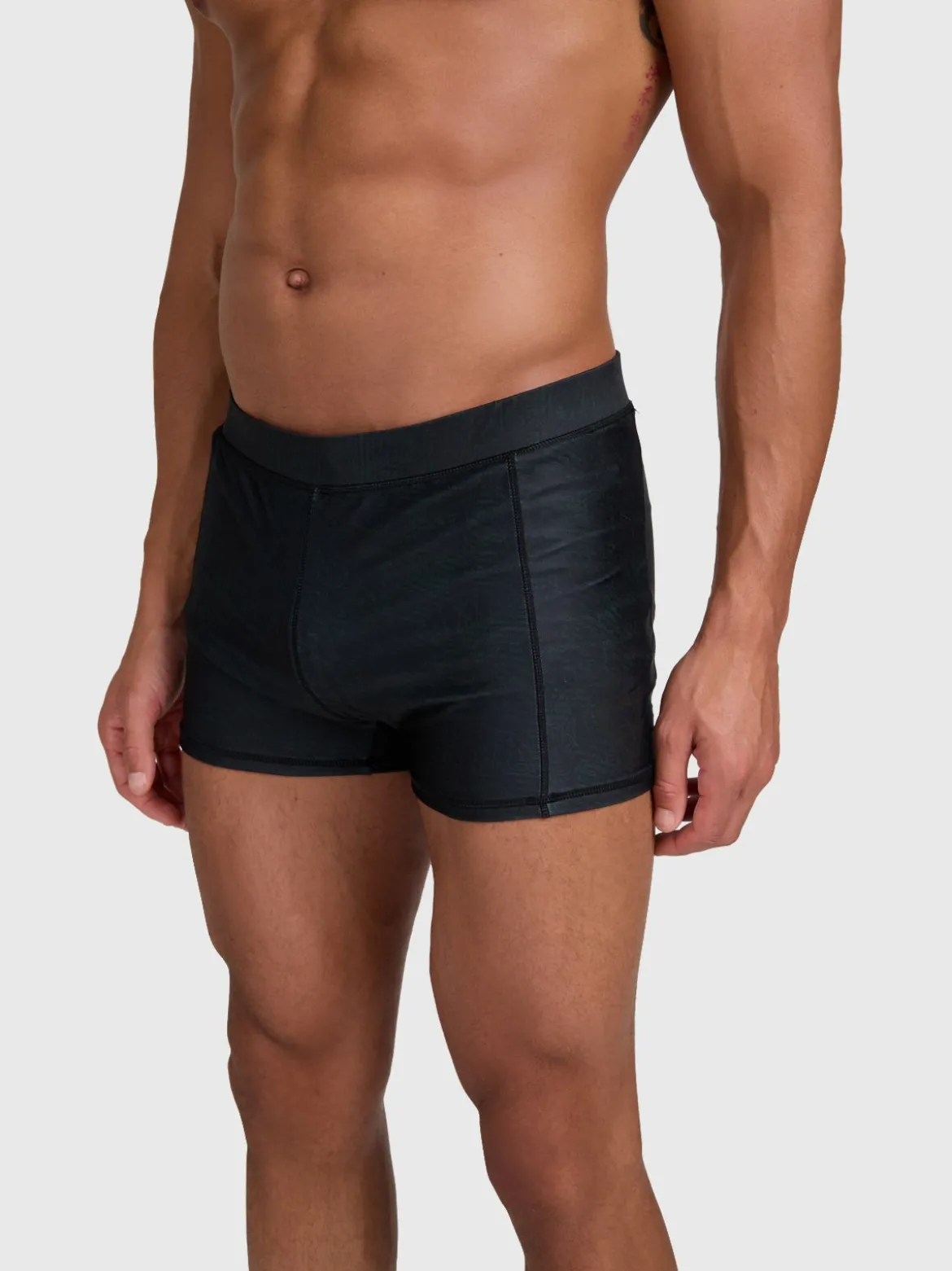 Samier-Print Heren Zwem Trunks | Zwart