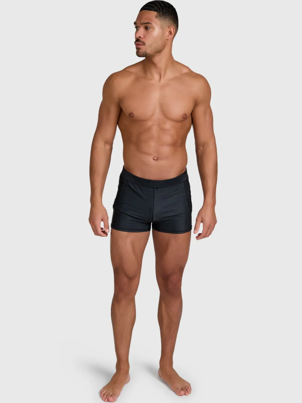 Samier-Print Heren Zwem Trunks | Zwart