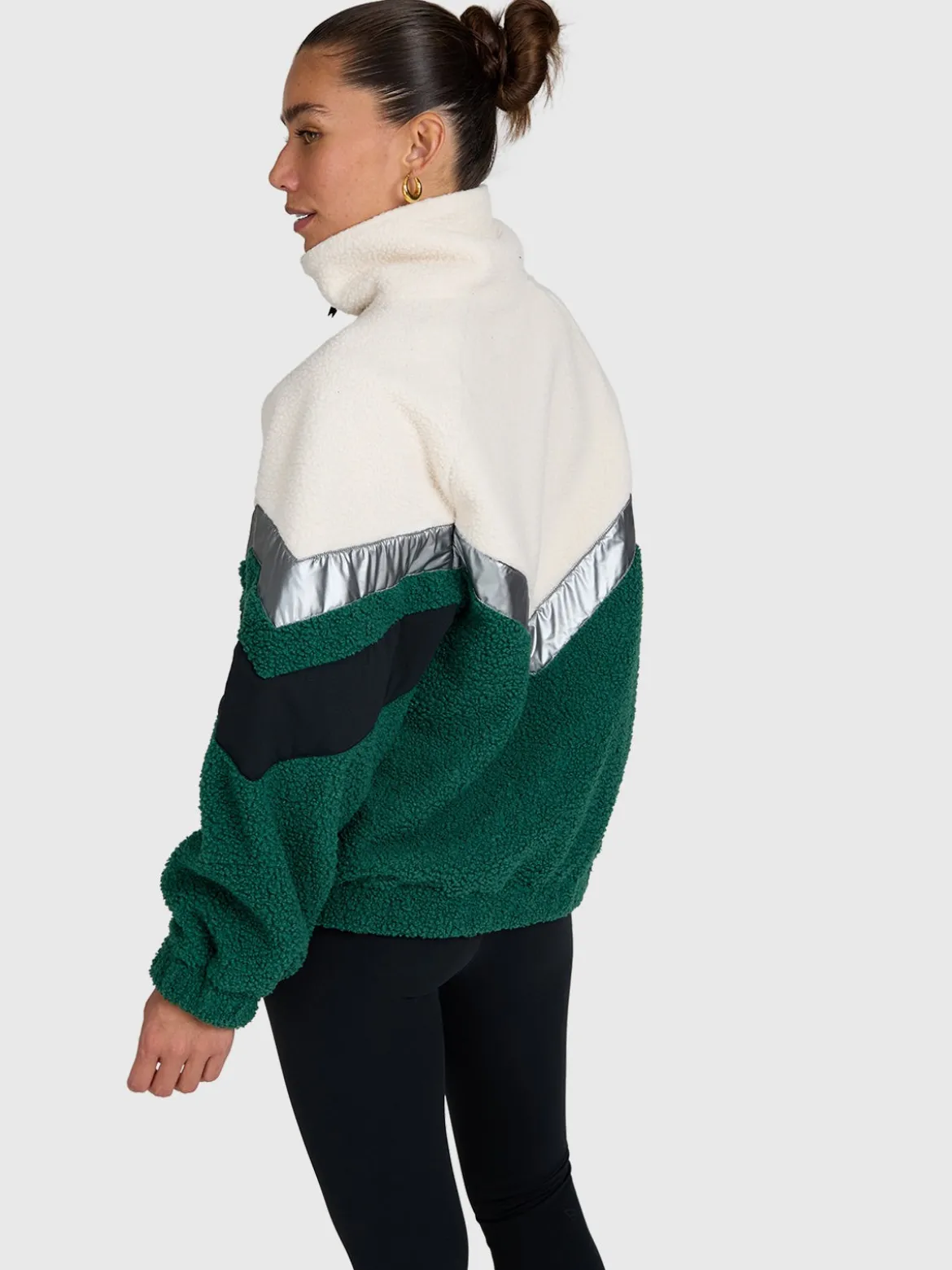 Sandrea Women Urban Fleece | Hunter Green