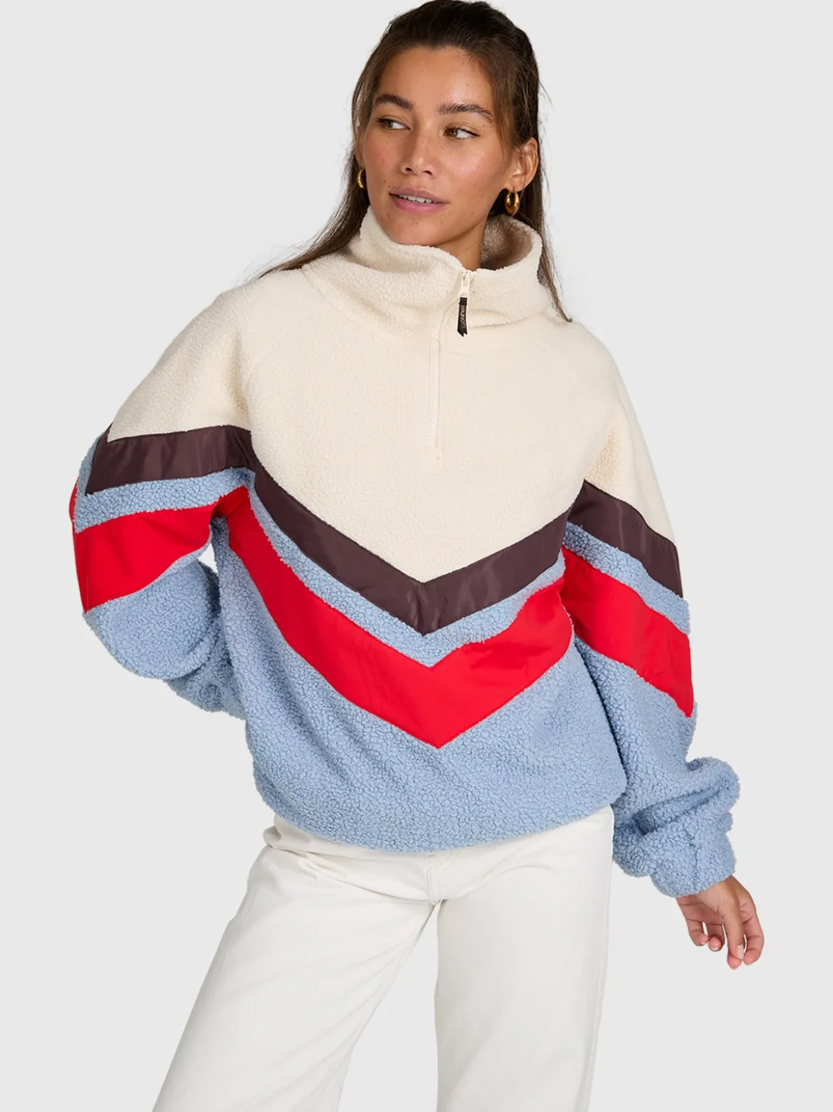 Sandrea Women Urban Fleece | Pale Blue