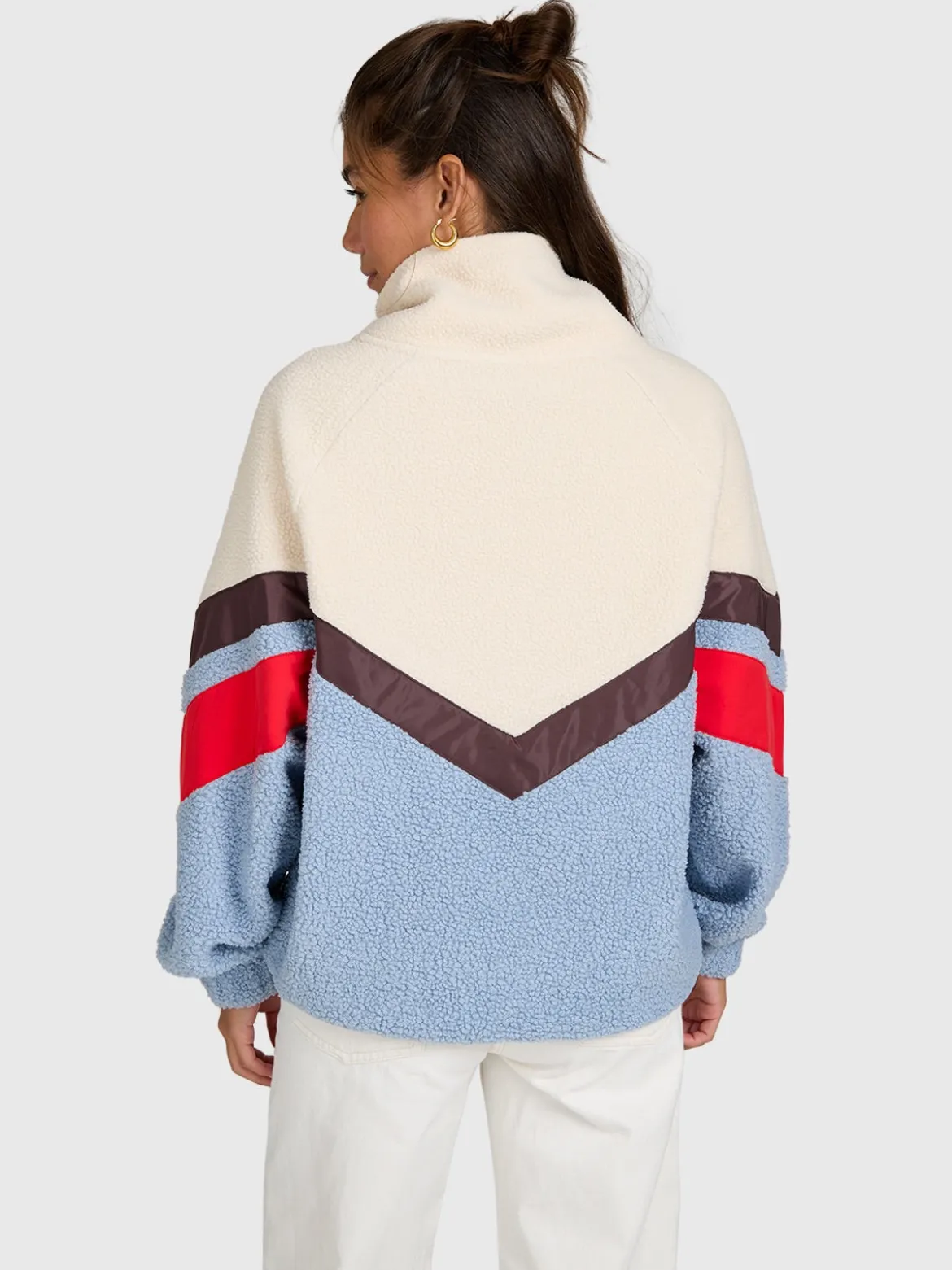 Sandrea Women Urban Fleece | Pale Blue
