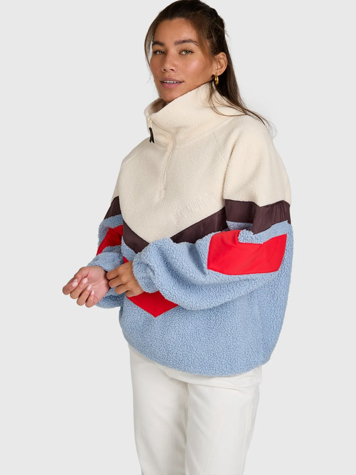 Sandrea Women Urban Fleece | Pale Blue