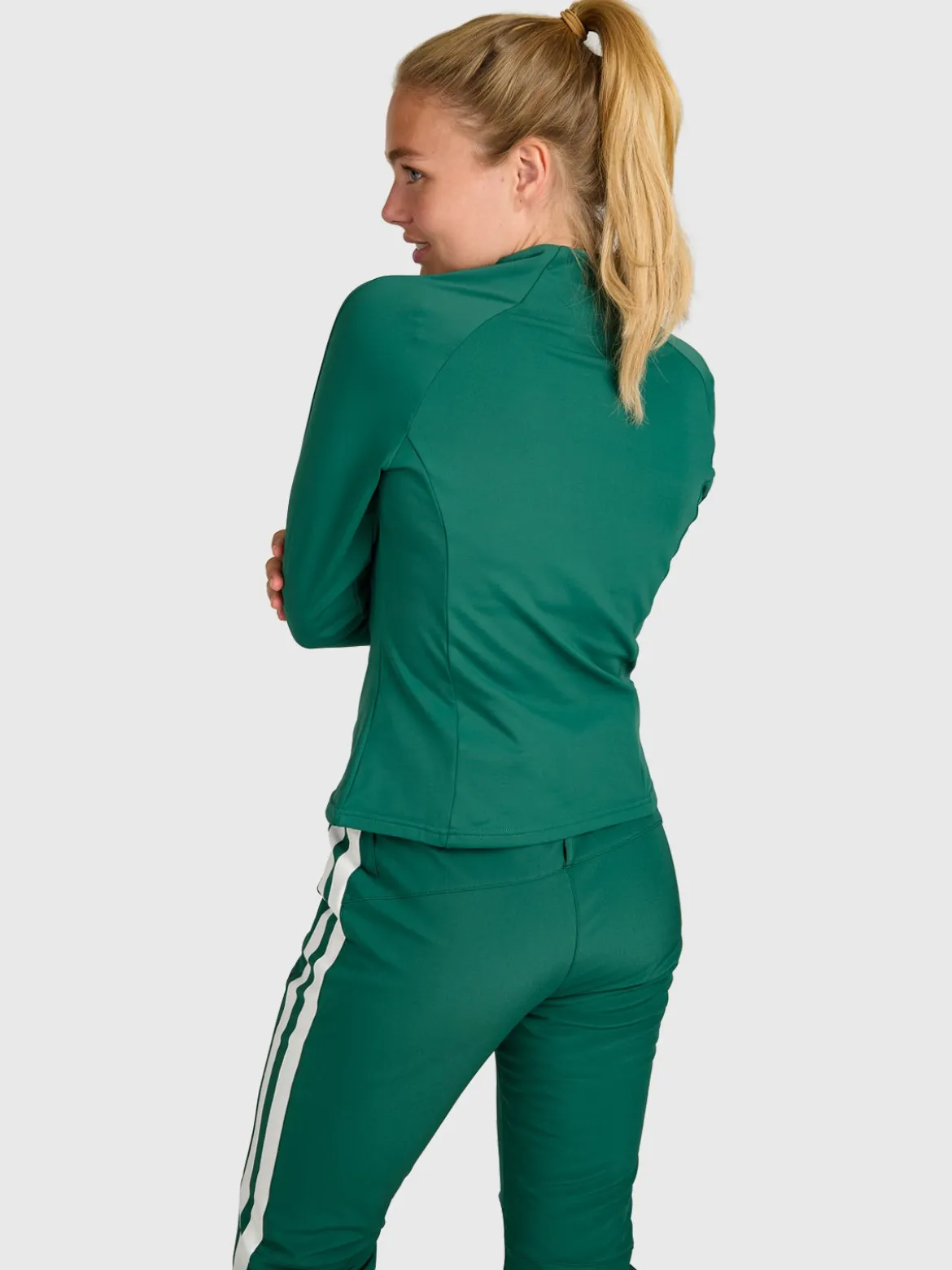 Sanna Women Snow Fleece | Hunter Green