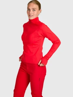 Sanna Women Snow Fleece | True Red